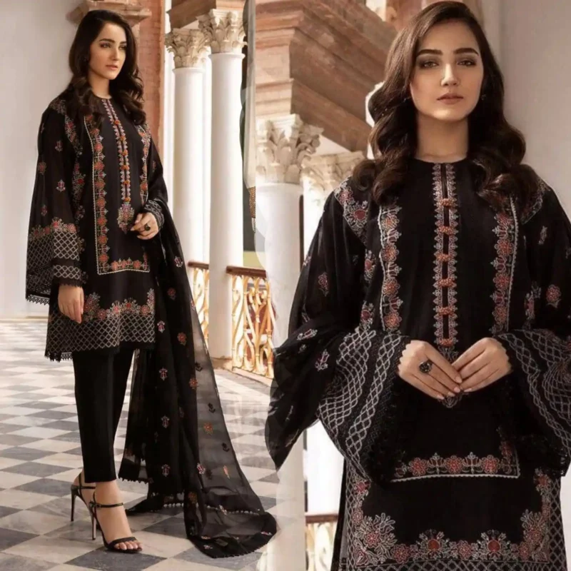 Sqoni is offering Bareeze Lawn 3PC Embroidered 729 3 in latest clothing collection 2024
