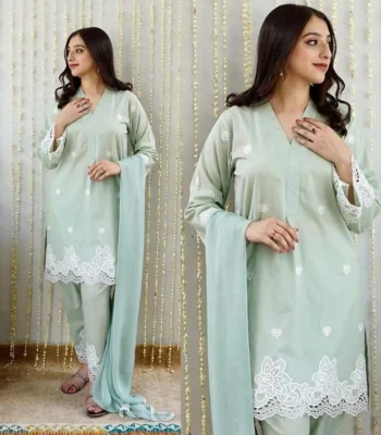Sqoni is offering Aisling Lawn 3PC Embroidered 302 in latest clothing collection 2024