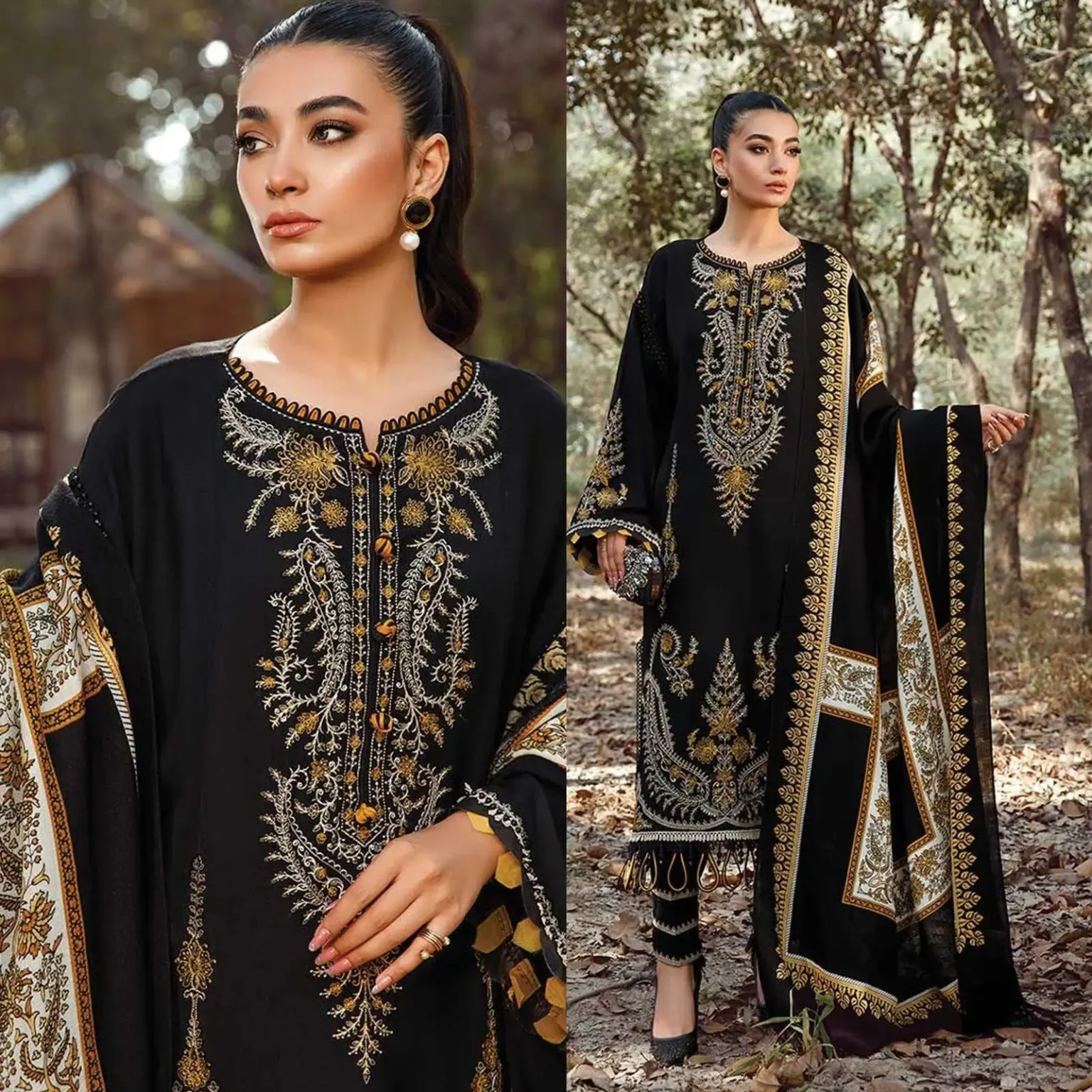 Sqoni is offering Maria B Lawn 3PC Embroidered 721 1 in latest clothing collection 2024