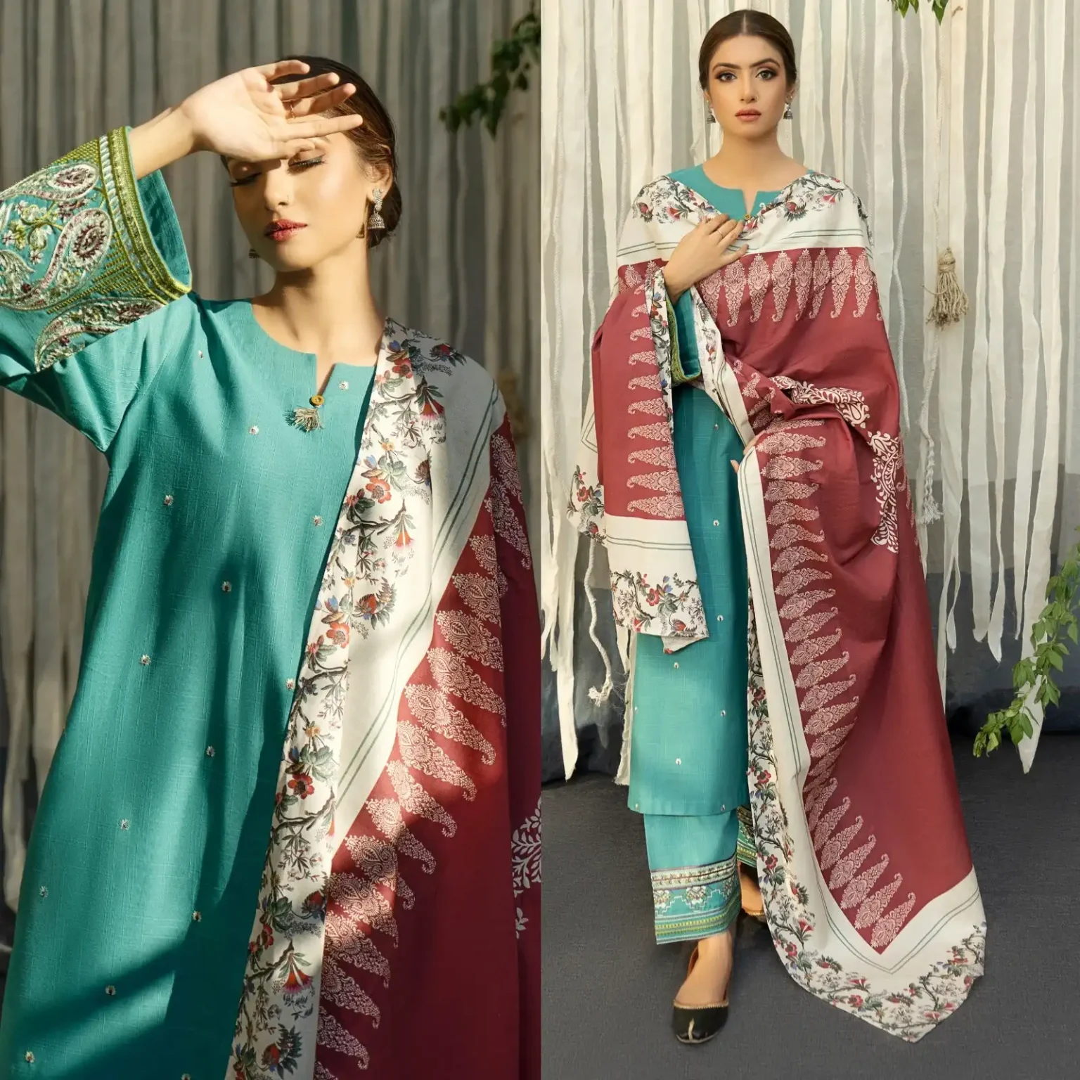 Sqoni is offering URGE Lawn 3PC Embroidered 305 in latest clothing collection 2024