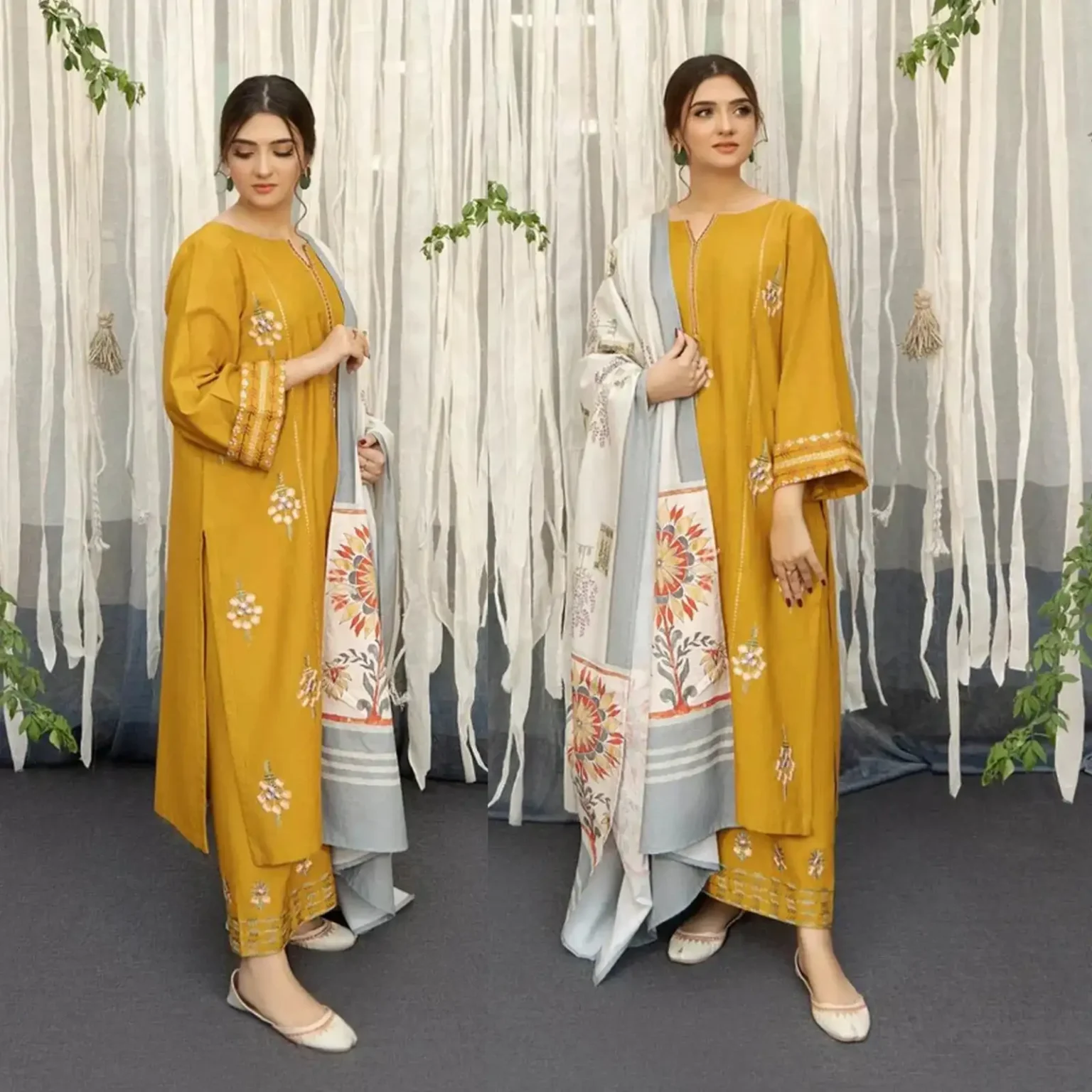 Sqoni is offering URGE Lawn 3PC Embroidered 727 in latest clothing collection 2024