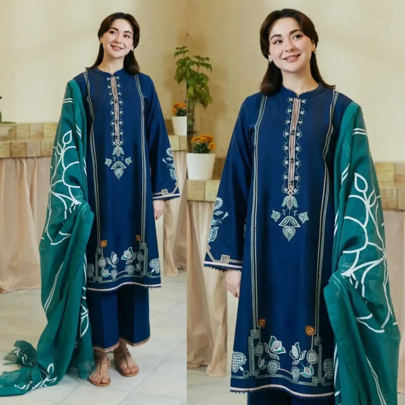 Sqoni is offering Zara Shahjahan Lawn 3PC Embroidered With Printed Dupatta 370 in latest clothing collection 2024