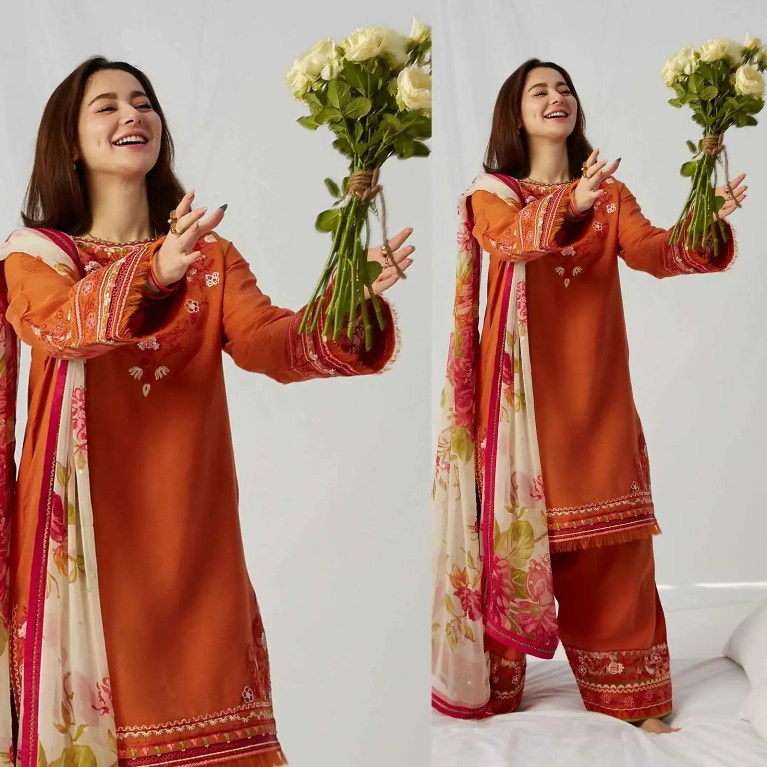 Sqoni is offering ZARA SHAHJAHAN 3PC Lawn Embroidered Shirt With Printed Dupatta 466 4 in latest clothing collection 2024